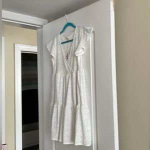 Cute White Jessica Simpson Dress